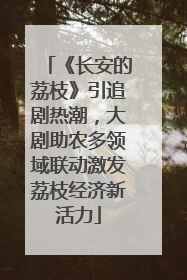《长安的荔枝》引追剧热潮，大剧助农多领域联动激发荔枝经济新活力