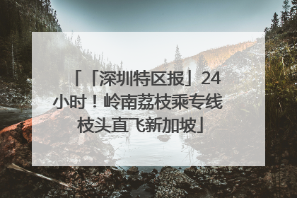 「深圳特区报」24小时！岭南荔枝乘专线 枝头直飞新加坡