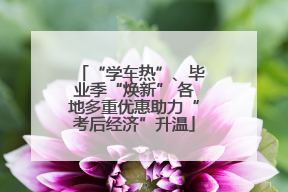 “学车热”、毕业季“焕新” 各地多重优惠助力“考后经济”升温