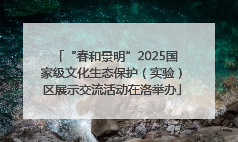 “春和景明”2025国家级文化生态保护（实验）区展示交流活动在洛举办