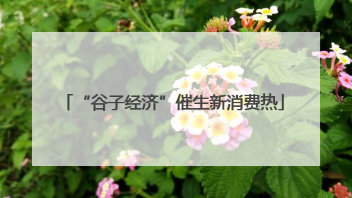 “谷子经济”催生新消费热