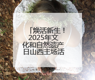 焕活新生！2025年文化和自然遗产日山西主场活动举行