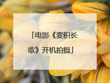 电影《麦积长歌》开机拍摄