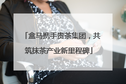 盒马携手贵茶集团，共筑抹茶产业新里程碑