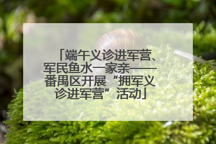 端午义诊进军营、军民鱼水一家亲——番禺区开展“拥军义诊进军营”活动
