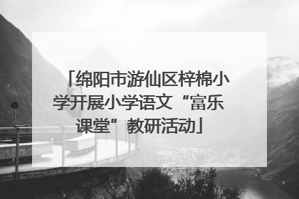 绵阳市游仙区梓棉小学开展小学语文“富乐课堂”教研活动