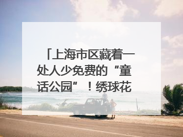 上海市区藏着一处人少免费的“童话公园”！绣球花海、金色秘境……地铁直达→