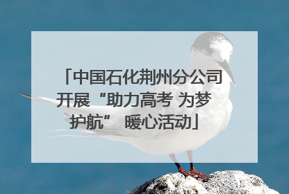 中国石化荆州分公司开展“助力高考 为梦护航” 暖心活动