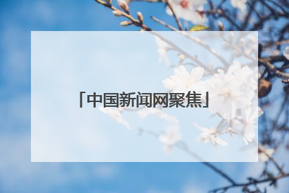 中国新闻网聚焦