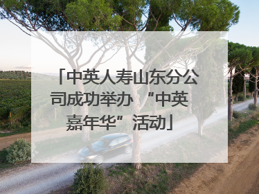 中英人寿山东分公司成功举办 “中英嘉年华”活动