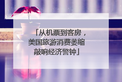 从机票到客房，美国旅游消费萎缩敲响经济警钟