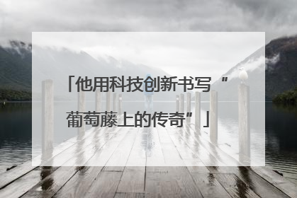 他用科技创新书写“葡萄藤上的传奇”