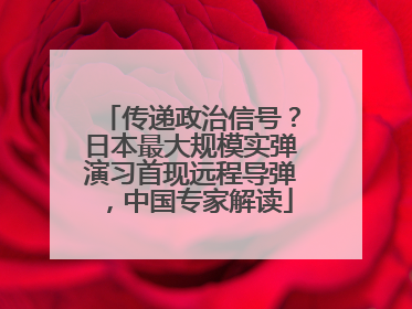 传递政治信号？日本最大规模实弹演习首现远程导弹，中国专家解读