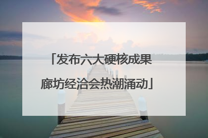 发布六大硬核成果 廊坊经洽会热潮涌动