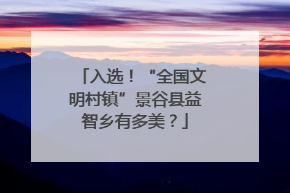 入选！“全国文明村镇”景谷县益智乡有多美？