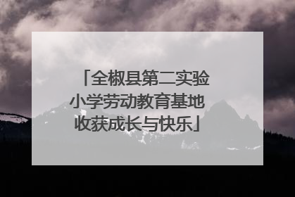 全椒县第二实验小学劳动教育基地收获成长与快乐