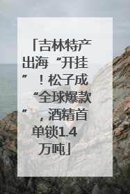 吉林特产出海“开挂”！松子成“全球爆款”，酒精首单锁1.4万吨