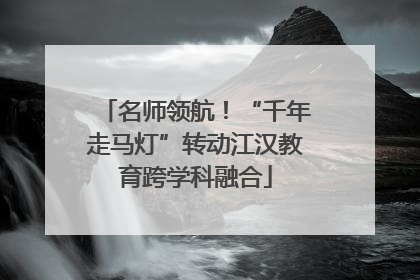 名师领航！“千年走马灯”转动江汉教育跨学科融合