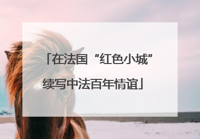 在法国“红色小城”续写中法百年情谊