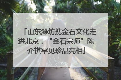 山东潍坊携金石文化走进北京，“金石宗师”陈介祺罕见珍品亮相