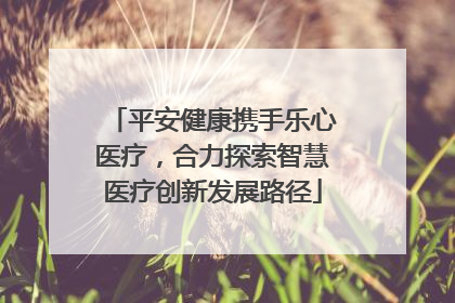 平安健康携手乐心医疗，合力探索智慧医疗创新发展路径