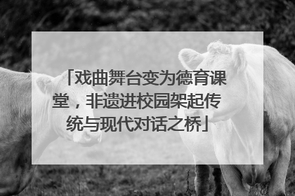 戏曲舞台变为德育课堂，非遗进校园架起传统与现代对话之桥