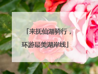 来抚仙湖骑行，环游最美湖岸线
