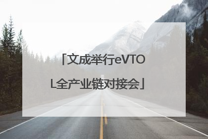 文成举行eVTOL全产业链对接会