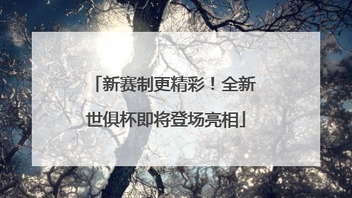 新赛制更精彩！全新世俱杯即将登场亮相