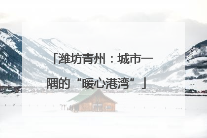 潍坊青州：城市一隅的“暖心港湾”