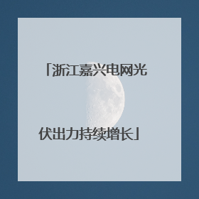 浙江嘉兴电网光伏出力持续增长