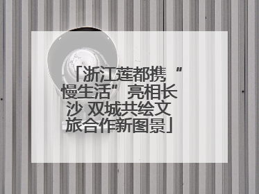 浙江莲都携“慢生活”亮相长沙 双城共绘文旅合作新图景