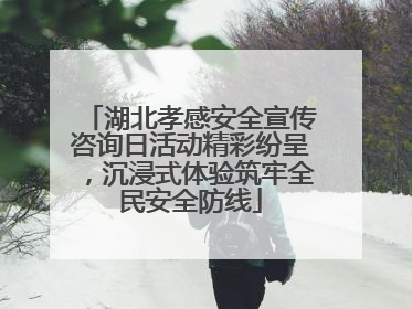 湖北孝感安全宣传咨询日活动精彩纷呈，沉浸式体验筑牢全民安全防线