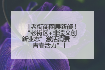 老街商圈展新颜！“老街区+非遗文创新业态”激活消费“青春活力”