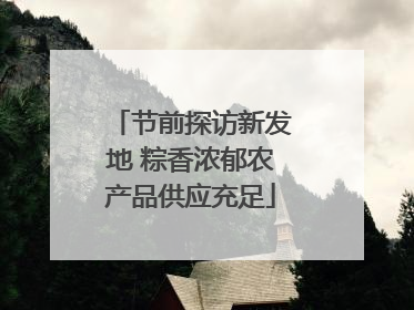 节前探访新发地 粽香浓郁农产品供应充足
