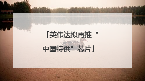 英伟达拟再推“中国特供”芯片