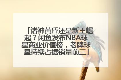 诸神黄昏还是新王崛起？闲鱼发布NBA球星商业价值榜，老牌球星持续占据销量前三