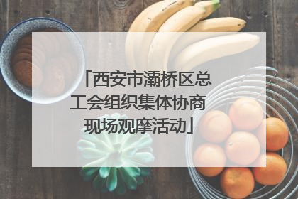 西安市灞桥区总工会组织集体协商现场观摩活动