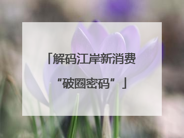 解码江岸新消费“破圈密码”