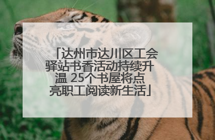 达州市达川区工会驿站书香活动持续升温 25个书屋将点亮职工阅读新生活
