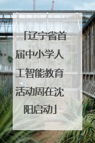 辽宁省首届中小学人工智能教育活动周在沈阳启动