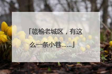 赣榆老城区，有这么一条小巷……