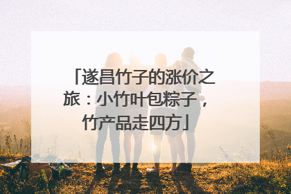 遂昌竹子的涨价之旅：小竹叶包粽子，竹产品走四方
