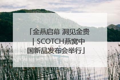 金燕启幕 洞见金贵｜SCOTCH燕窝中国新品发布会举行