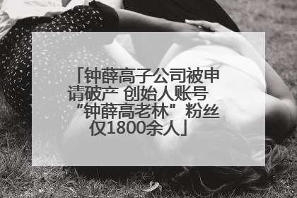 钟薛高子公司被申请破产 创始人账号“钟薛高老林”粉丝仅1800余人