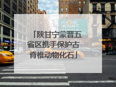 陕甘宁蒙晋五省区携手保护古脊椎动物化石