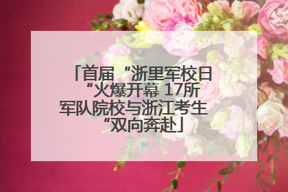 首届“浙里军校日“火爆开幕 17所军队院校与浙江考生“双向奔赴