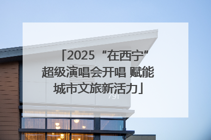 2025“在西宁”超级演唱会开唱 赋能城市文旅新活力