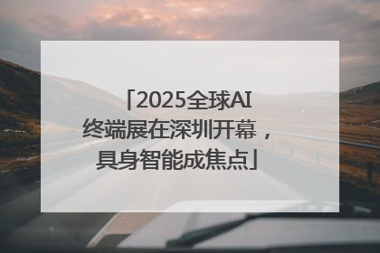 2025全球AI终端展在深圳开幕，具身智能成焦点