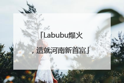 Labubu爆火，造就河南新首富